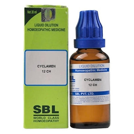 SBL Homeopathy Cyclamen Dilution