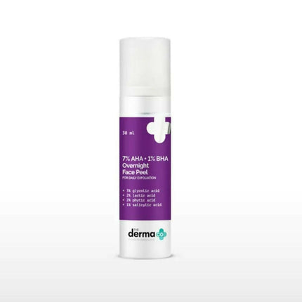 The Derma Co 7% AHA + 1% BHA Overnight Face Peel