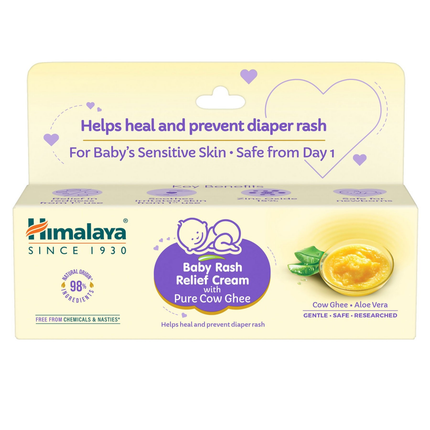 Himalaya Herbals Baby Rash Relief Cream with Pure Cow Ghee