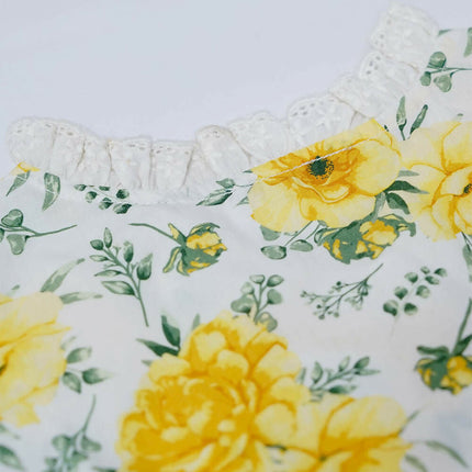 LH Luxury Fashion Ana Puff Sleeve Top & High Low Flared Skirt - Stylish Girls Co-ord Set