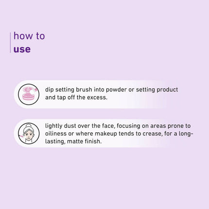 Plum Soft Blend Setting Brush Easy Pick-up 03